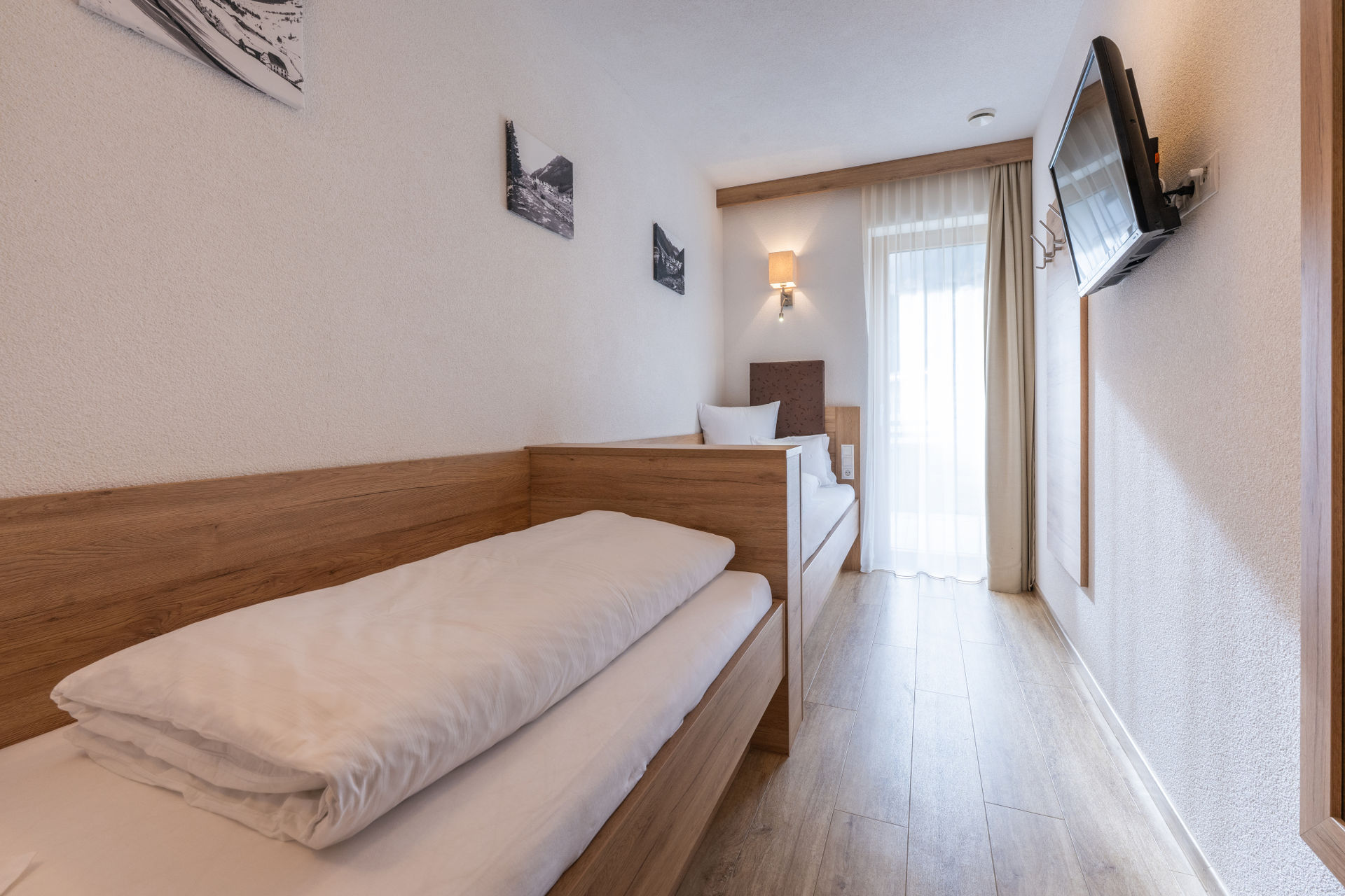 Doppelzimmer mit Einzelbetten